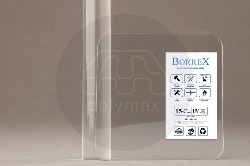Купить Монолитный поликарбонат 2мм borrex (оптимальный) в Санкт-Петербурге.