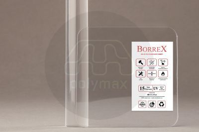 Купить Монолитный поликарбонат 15мм borrex (оптимальный) в Санкт-Петербурге.