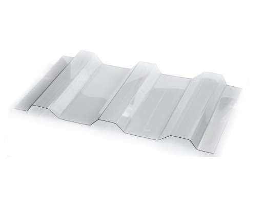 Кровельный монолитный поликарбонат трапеция МП-20 0,8мм