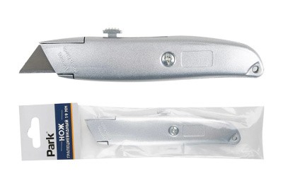 Купить Нож строительный Park лезвие 19мм трапециевидный 103773 в Санкт-Петербурге.