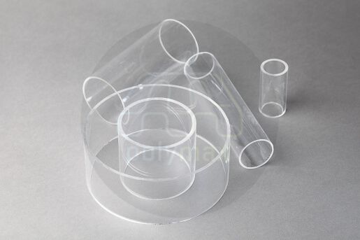 Труба из оргстекла ESACRIL (прозрачный, 70х64х2000)