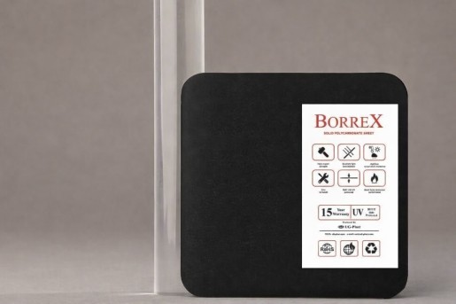 Купить Монолитный поликарбонат 3мм Borrex в Санкт-Петербурге.