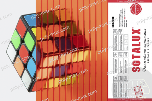 Купить Соталюкс сотовый поликарбонат 6мм в Санкт-Петербурге.