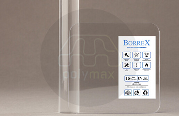 Монолитный поликарбонат 8мм borrex (оптимальный)