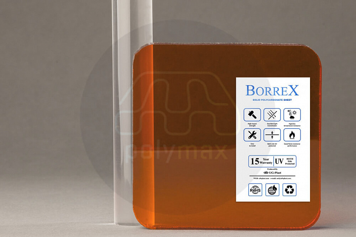 Монолитный поликарбонат 3мм borrex (оптимальный)