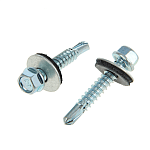 Саморезы кровельные 5,5х32 (оцинкованные с шайбой)