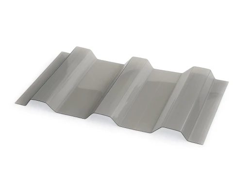 Купить Кровельный монолитный поликарбонат трапеция МП/С-21 0,8мм в Санкт-Петербурге.