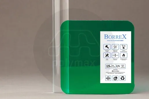 Купить Монолитный поликарбонат 5мм borrex (оптимальный) в Санкт-Петербурге.