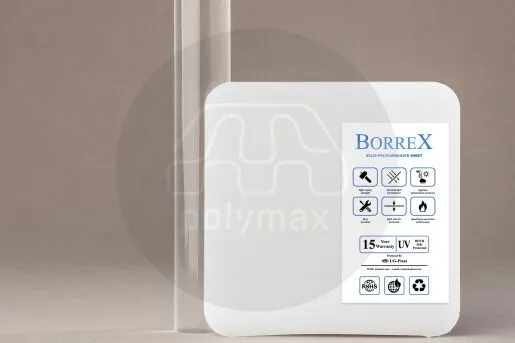 Купить Монолитный поликарбонат 12мм borrex (оптимальный) в Санкт-Петербурге.