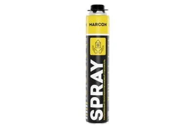 Купить Утеплитель напыляемый пенополиуретановый MARCON SPRAY, (900мл), (1/12) в Санкт-Петербурге.