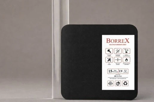 Купить Монолитный поликарбонат 3мм Borrex в Санкт-Петербурге.