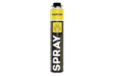 Купить Утеплитель напыляемый пенополиуретановый MARCON SPRAY, (900мл), (1/12) в #P_PADEZH#.