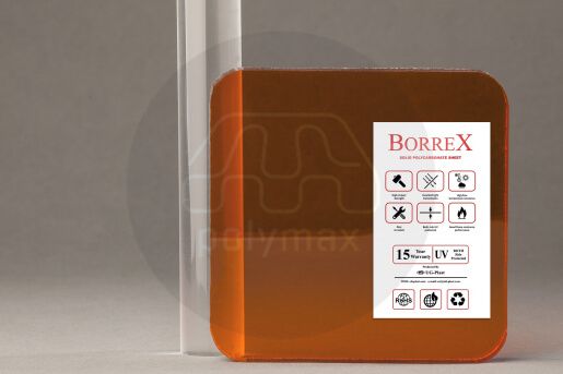 Купить Монолитный поликарбонат 6мм Borrex в Санкт-Петербурге.