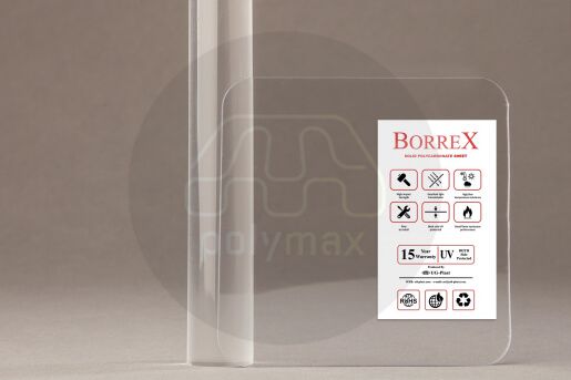 Купить Монолитный поликарбонат 6мм Borrex в Санкт-Петербурге.